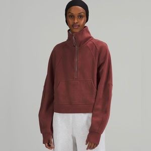 Scuba Oversized Funnel Neck Half-Zip